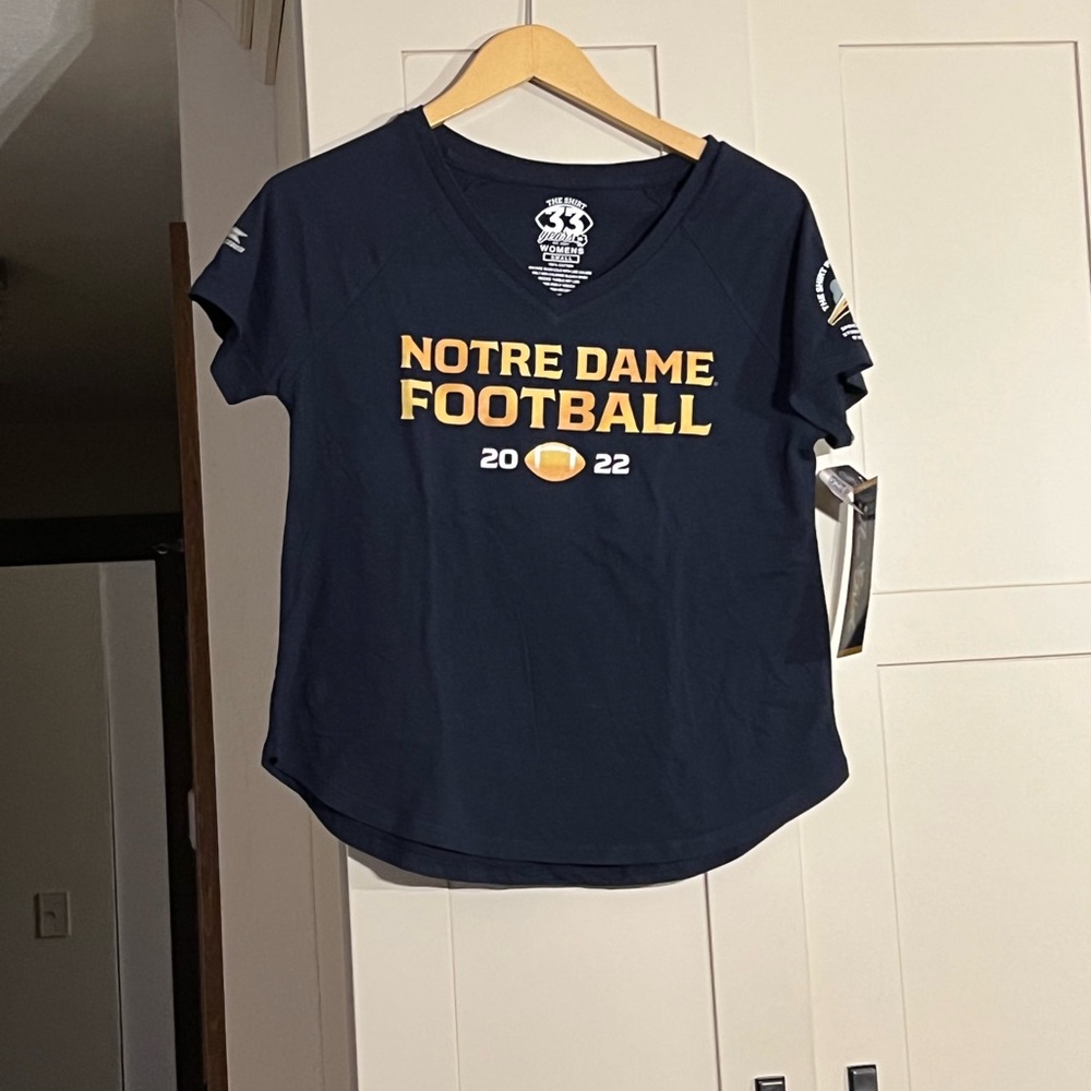 NWT Notre Dame “the shirt” 2022, women’s size S